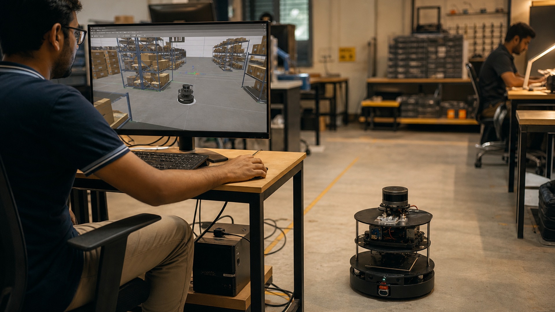 Why We Simulate Before We Build: The Sim-to-Real Stack Behind Evolve Robot Lab’s Robots