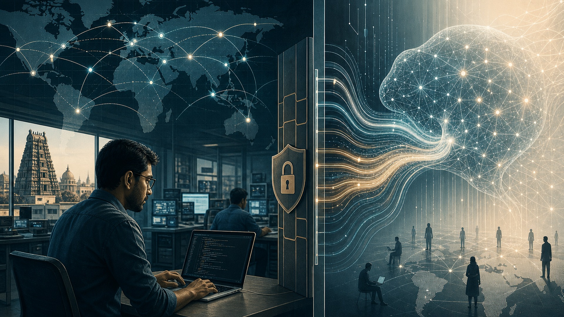 Global AI access and engineering teams connected across regions