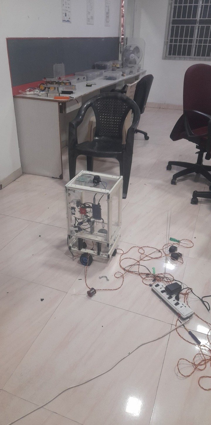 Anku electronics and mobile base during integration
